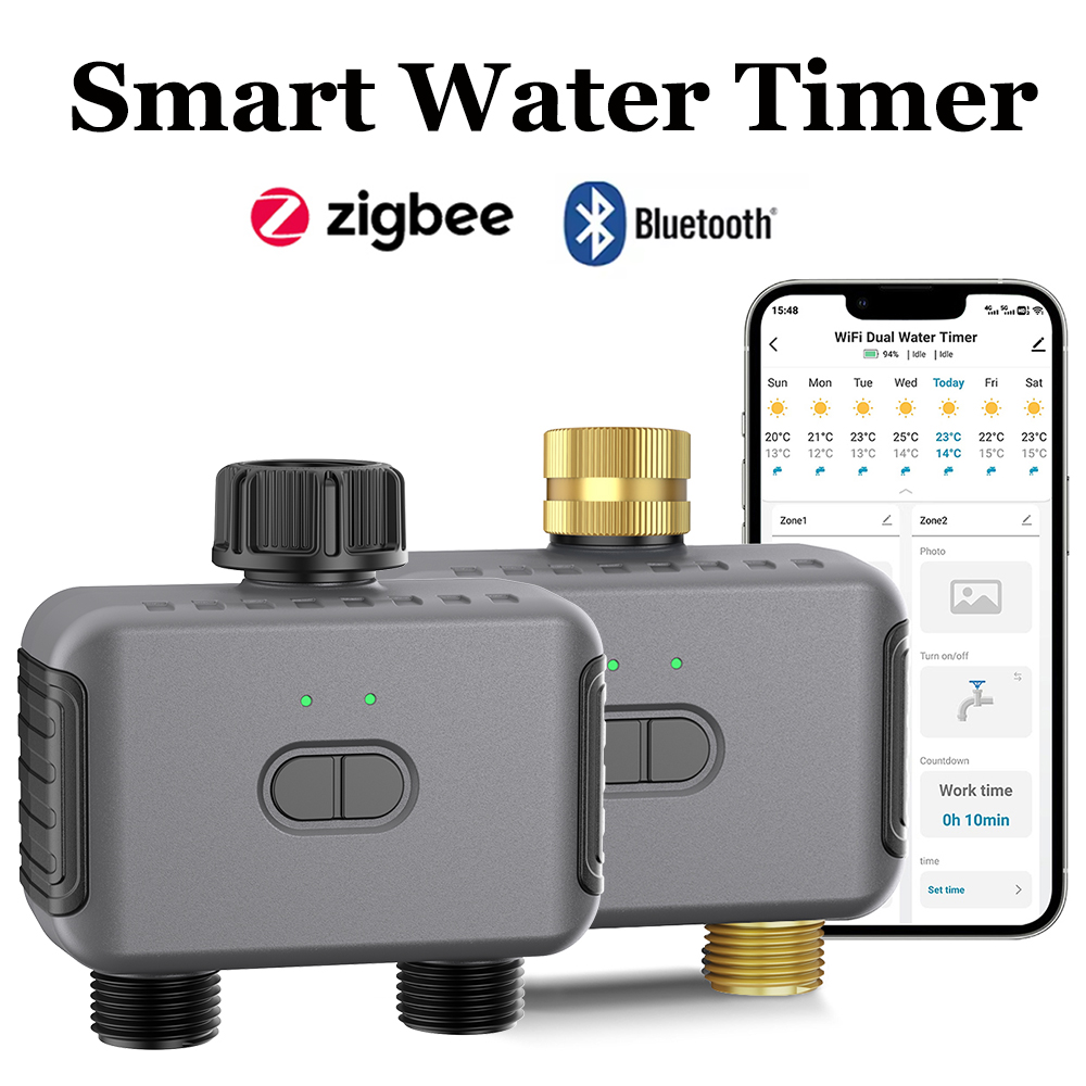 Smart Garden Irrigation - تويا مؤقت مياه ذكي زيجبي/BT وحدة