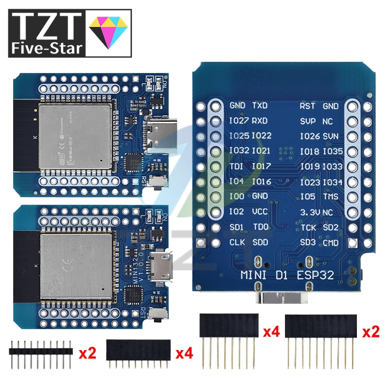 Smart Garden Esp32 - TZT 1/3 قطعة ل Wemos Mini