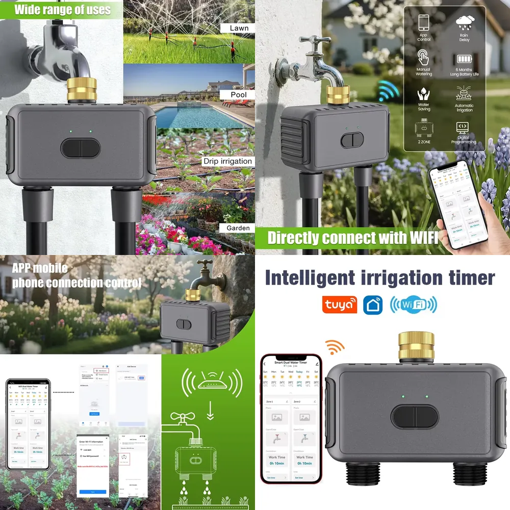 Smart Garden Irrigation - WAP01 مؤقت ري ذكي بتحكم عبر