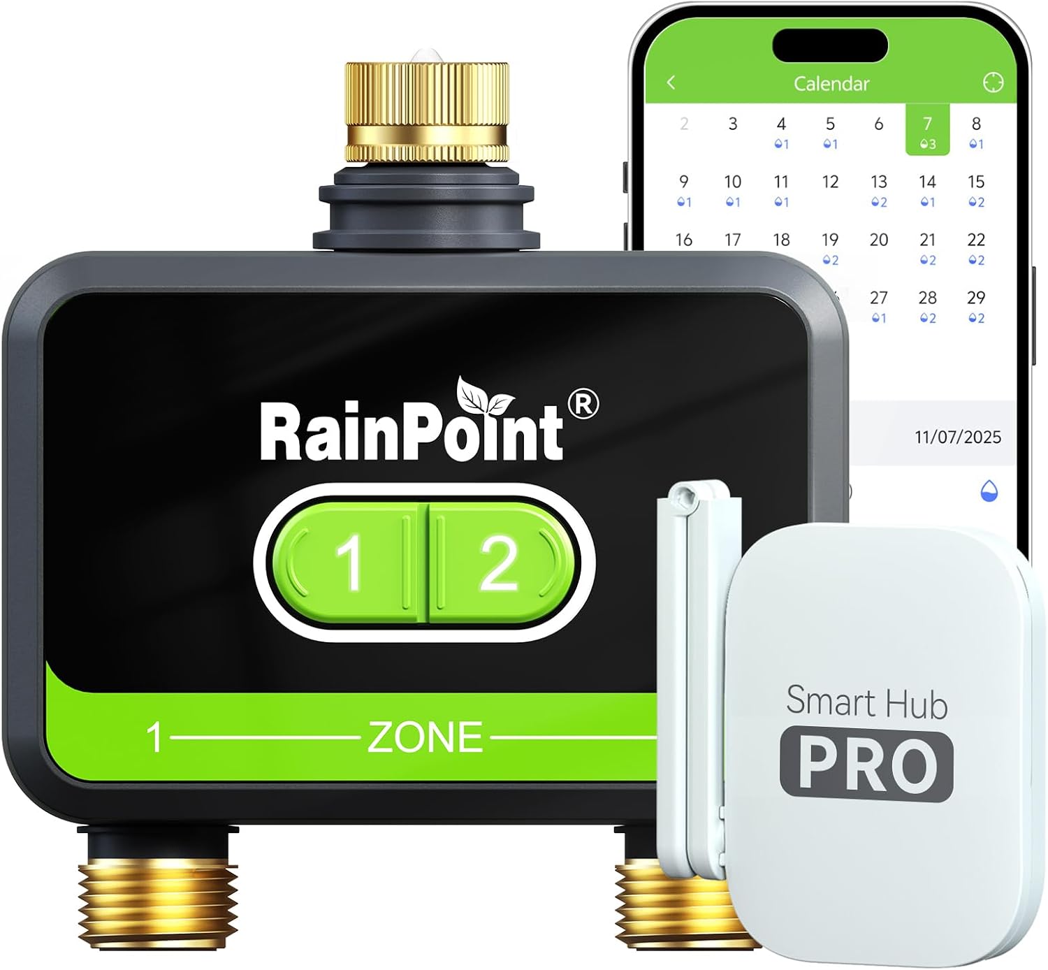 Smart Garden Sprinkler - جهاز توقيت ري ذكي ثنائي المناطق