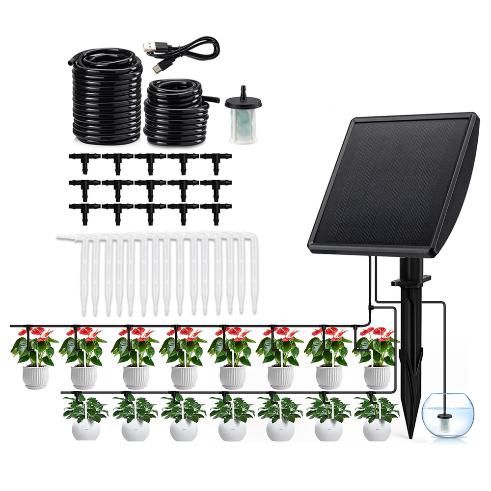 Smart Garden Irrigation - مضخة ري بالتنقيط تعمل بالطاقة الشمسية،