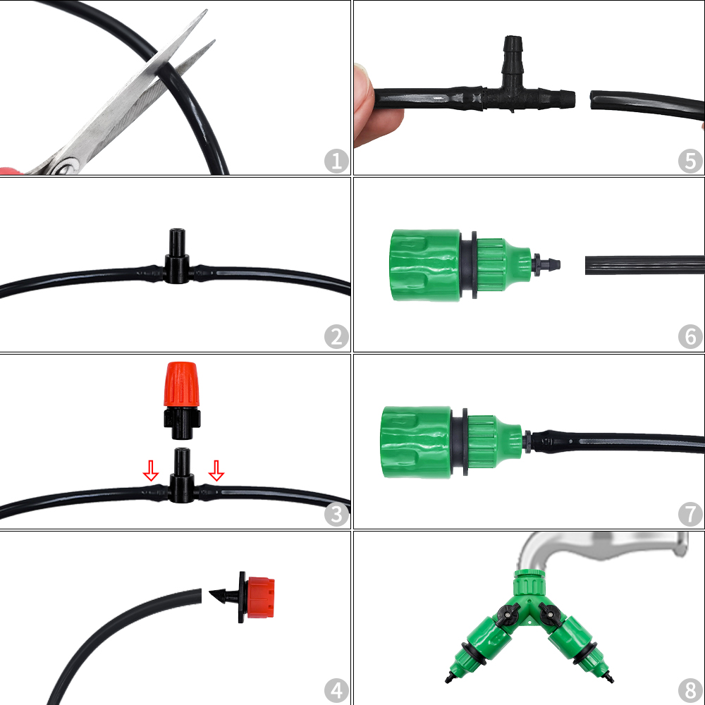 نظام الري أدوات الحدائق مجموعا - مراجعة Smart Garden Sprinkler وسعره