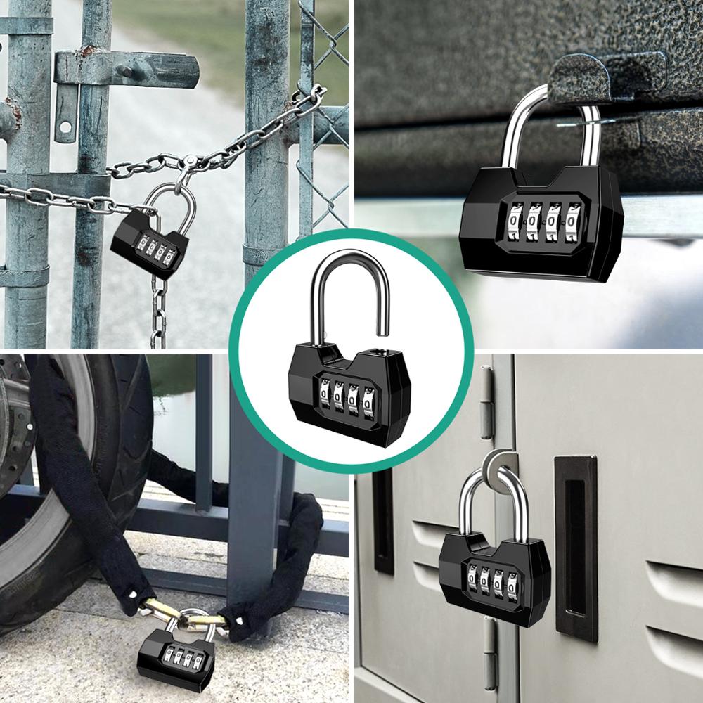 قفل أمان من ORIA مكون من 4 أرق - مراجعة Smart Garden Gate Lock وسعره