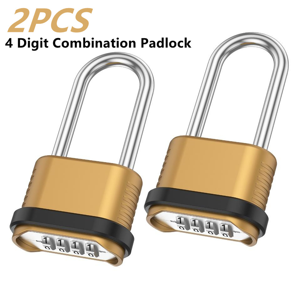 قفل رقمي بـ 4 أرقام مع حلقة طو - مراجعة Smart Garden Gate Lock وسعره