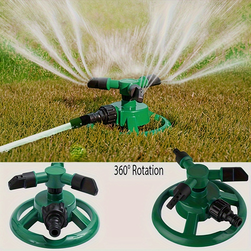 360 °   فوهة دوارة أوتوماتيكية - مراجعة Smart Garden Irrigation وسعره