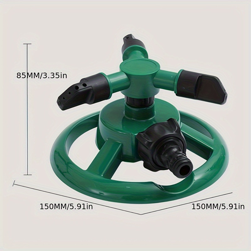 360 °   فوهة دوارة أوتوماتيكية - مراجعة Smart Garden Irrigation وسعره