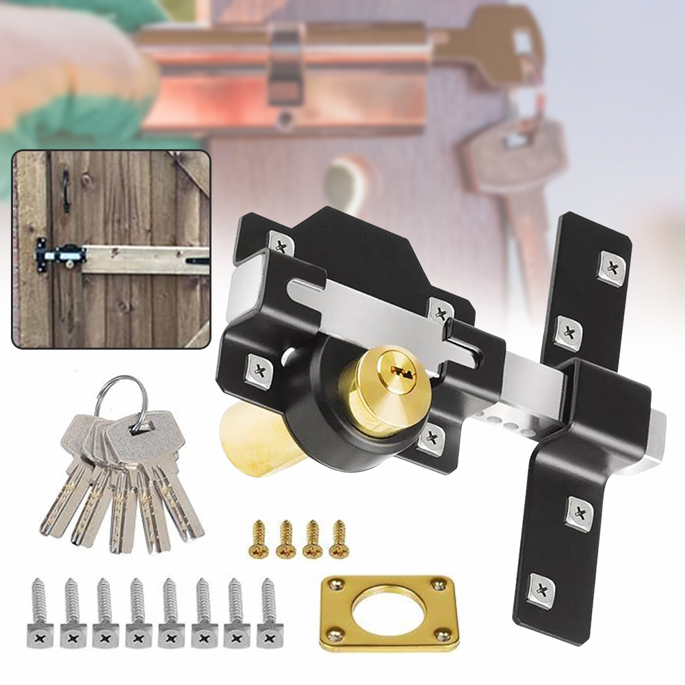 قفل باب الحظيرة ، قفل بوابة ال - مراجعة Smart Garden Gate Lock وسعره