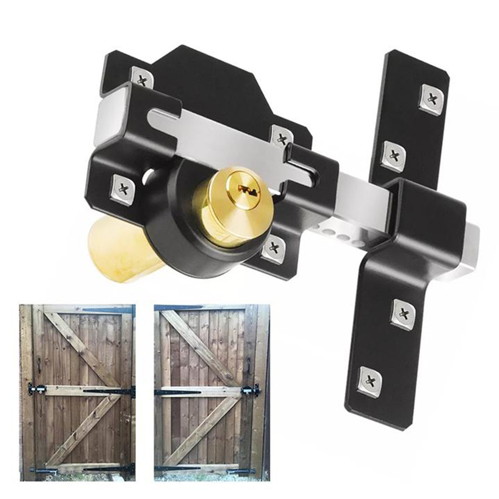 قفل باب الحظيرة ، قفل بوابة ال - مراجعة Smart Garden Gate Lock وسعره