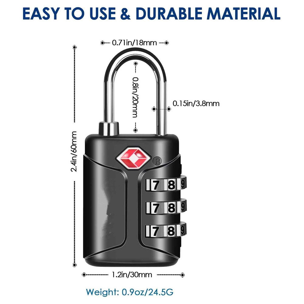 أقفال أمتعة معتمدة من TSA، قفل - مراجعة Smart Garden Gate Lock وسعره