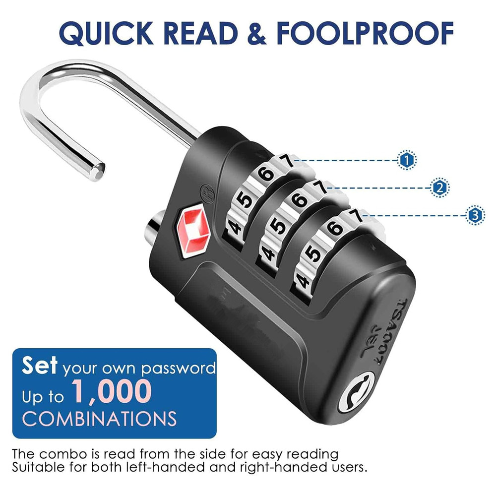 أقفال أمتعة معتمدة من TSA، قفل - مراجعة Smart Garden Gate Lock وسعره