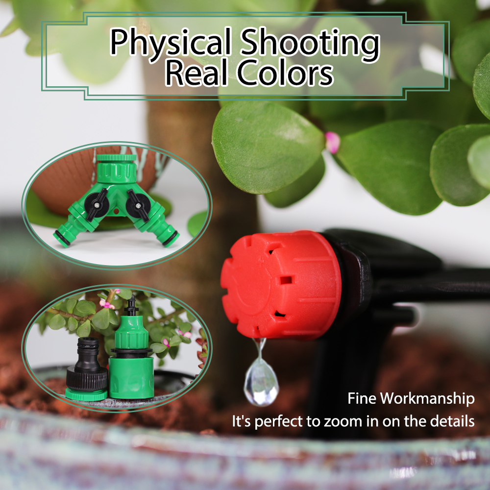 50-5 متر 1/4 ''خرطوم قابل للتع - مراجعة Smart Garden Sprinkler وسعره