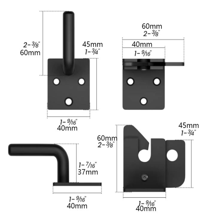 الجانب الأيمن فتح التلقائي الذ - مراجعة Smart Garden Gate Lock وسعره