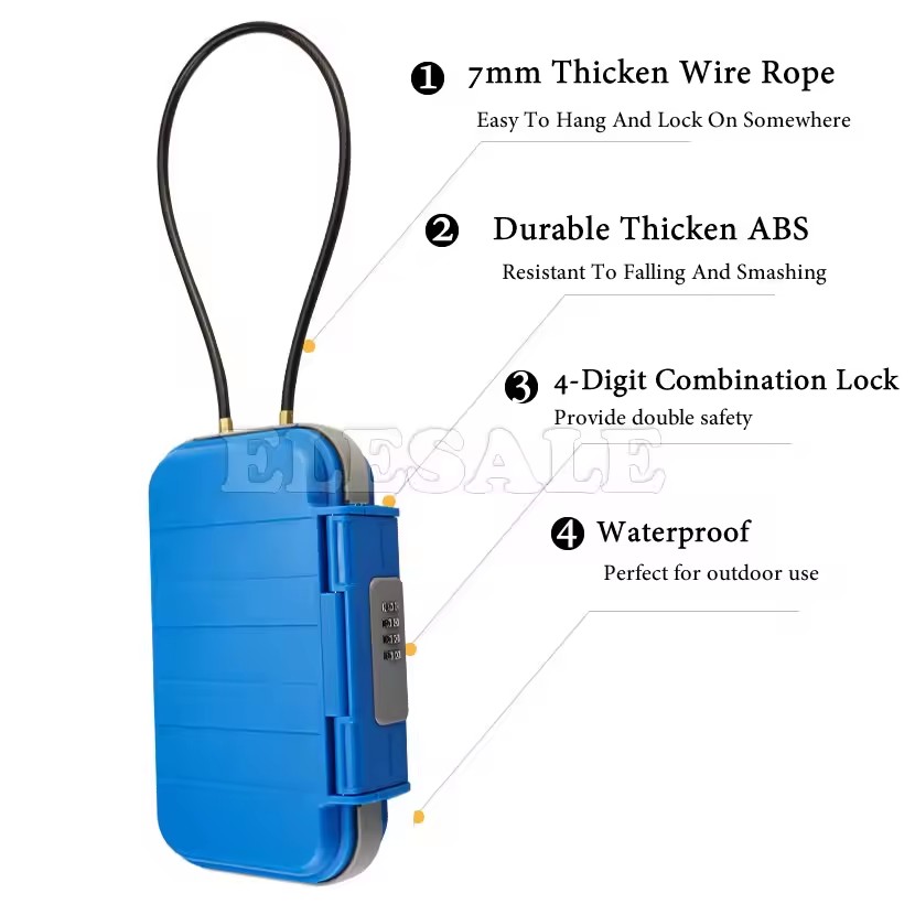 الإبداعية المحمولة 4 أرقام قفل - مراجعة Smart Garden Gate Lock وسعره