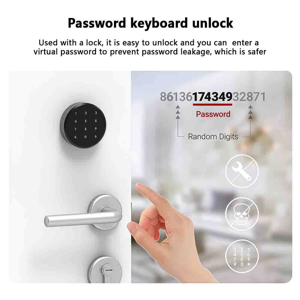 قفل ذكي CDOK A1Pro بتقنية Tuya - مراجعة Smart Garden Gate Lock وسعره