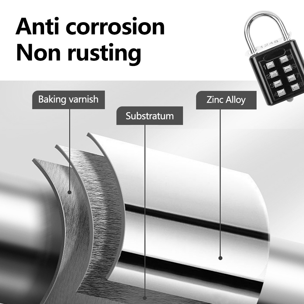 8 أرقام مزيج في الهواء الطلق ز - مراجعة Smart Garden Gate Lock وسعره