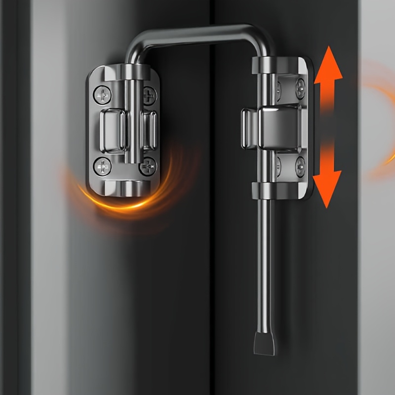 قفل حلقة باب منزلق للفناء على  - مراجعة Smart Garden Gate Lock وسعره