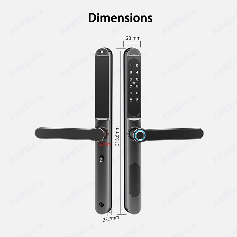 قفل باب زجاجي منزلق إلكتروني ، - مراجعة Smart Garden Gate Lock وسعره