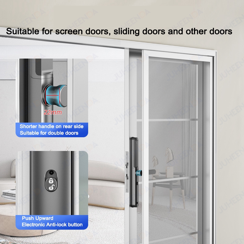 قفل باب زجاجي منزلق إلكتروني ، - مراجعة Smart Garden Gate Lock وسعره